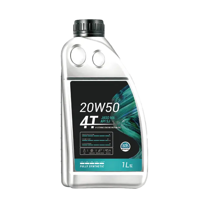 20W-50 Fully Synthetic Motorcycle Engine Oil JASO MA/MA2
